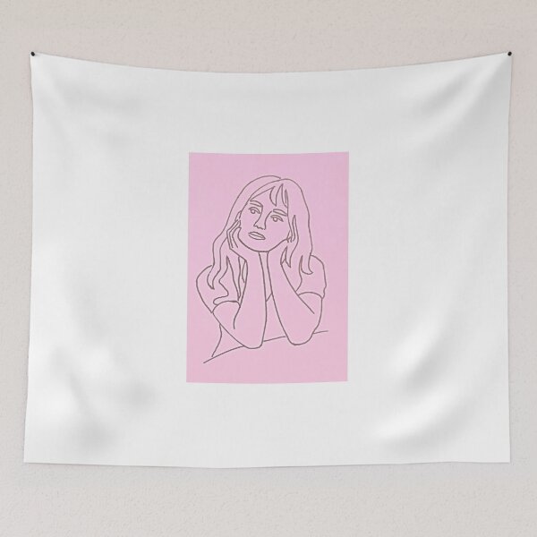 Item preview, Emily pastel pink lines  designed and sold by SJHorsfall.