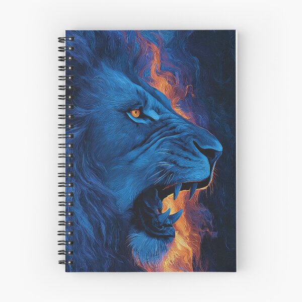 Item preview, Blue Flaming Lion designed and sold by FrostyFrisby.