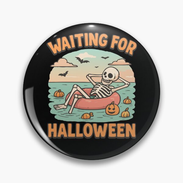 Item preview, Waiting For Halloween Skeleton Summerween Gear designed and sold by DynamicDesign.