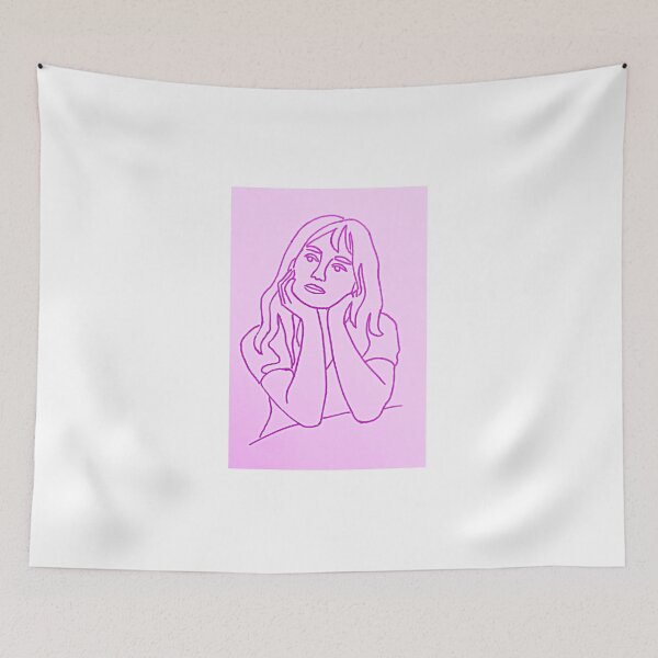 Item preview, Emily pink on pink lines  designed and sold by SJHorsfall.