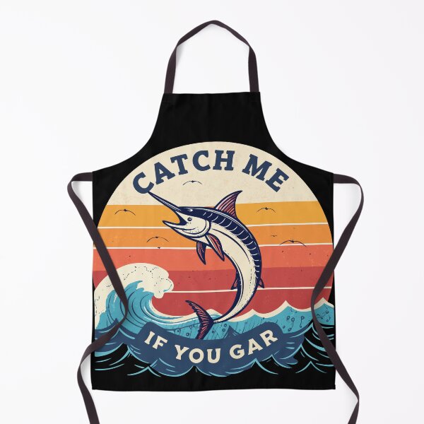 Item preview, Catch Me If You Gar – Retro Sunset Sport Fishing Gar Fish Design designed and sold by VividOrganica.