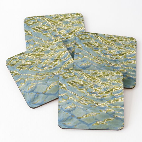 Item preview, Silken Rippling Water with Abstract Reflections designed and sold by Georgia Mizuleva.