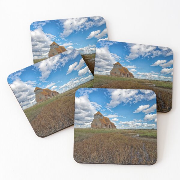 Item preview, St Thomas Becket Church on Romney Marsh at Fairfield in Kent England UK designed and sold by John Gilham - Landscape Photography.