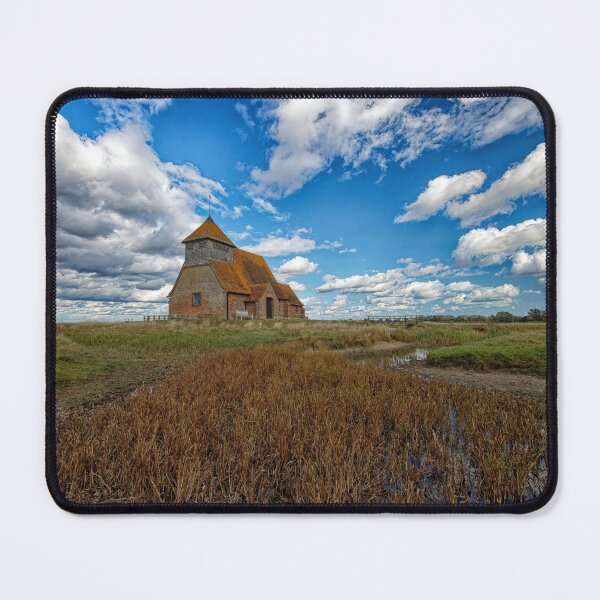 Item preview, St Thomas Becket Church on Romney Marsh at Fairfield in Kent England UK designed and sold by John Gilham - Landscape Photography.