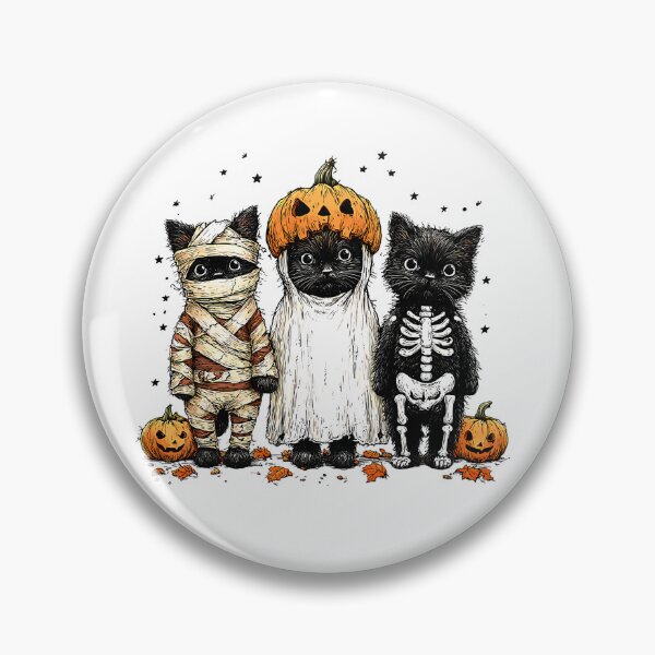 Item preview, Halloween Cat Trio designed and sold by Plotterzebra.