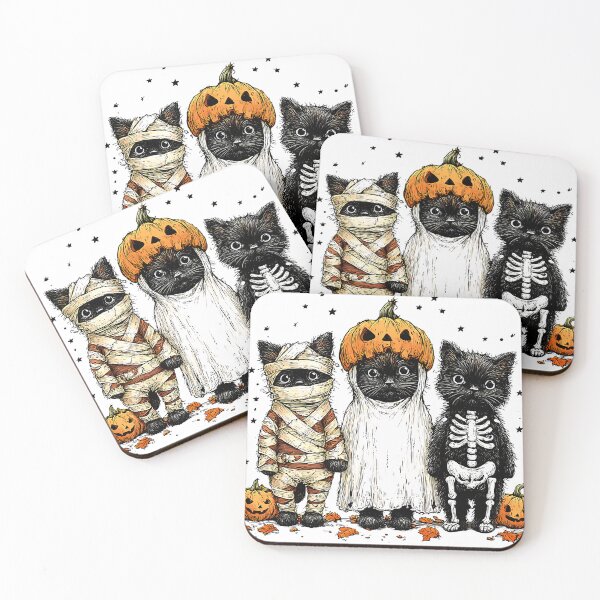 Item preview, Halloween Cat Trio designed and sold by Plotterzebra.