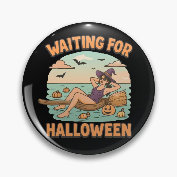 Item preview, Waiting For Halloween Witch Summerween Gear designed and sold by DynamicDesign.