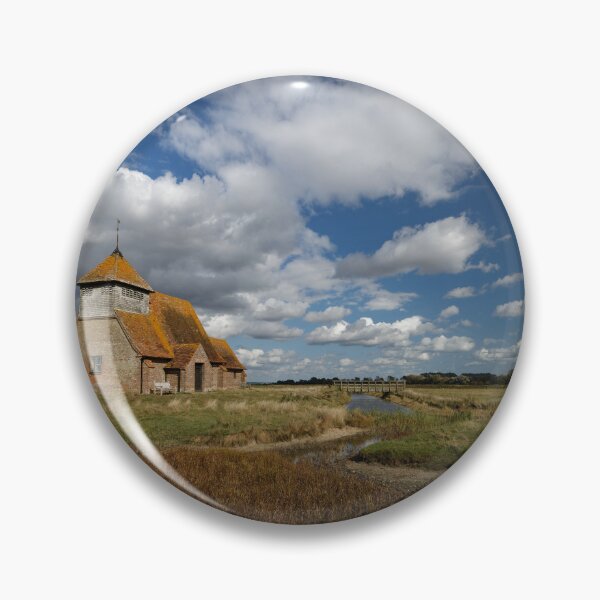 Item preview, St Thomas Becket Church on Romney Marsh at Fairfield in Kent England UK designed and sold by John Gilham - Landscape Photography.