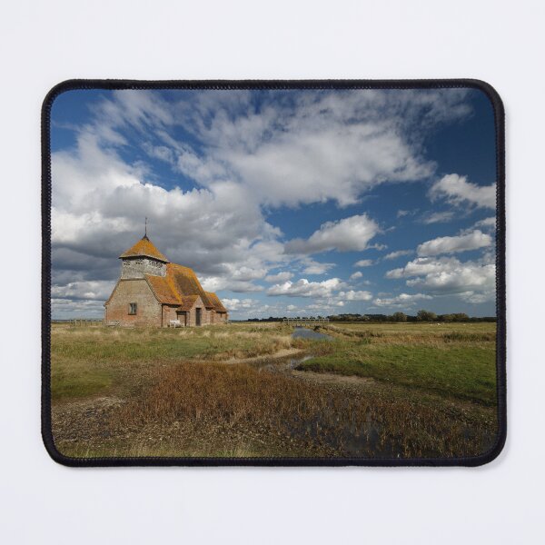 Item preview, St Thomas Becket Church on Romney Marsh at Fairfield in Kent England UK designed and sold by John Gilham - Landscape Photography.