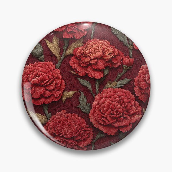 Item preview, Bold Elegant Carnationss Illustration For Garden Lover Gift designed and sold by RoyalStarsPatts.