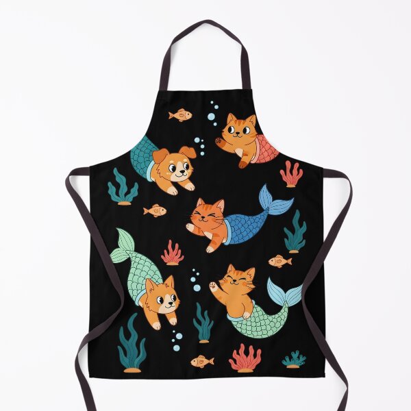 Item preview, Mermaid Cats and Dogs – Cute Fantasy Pet Design for Animal Lovers designed and sold by fawzimorsy.