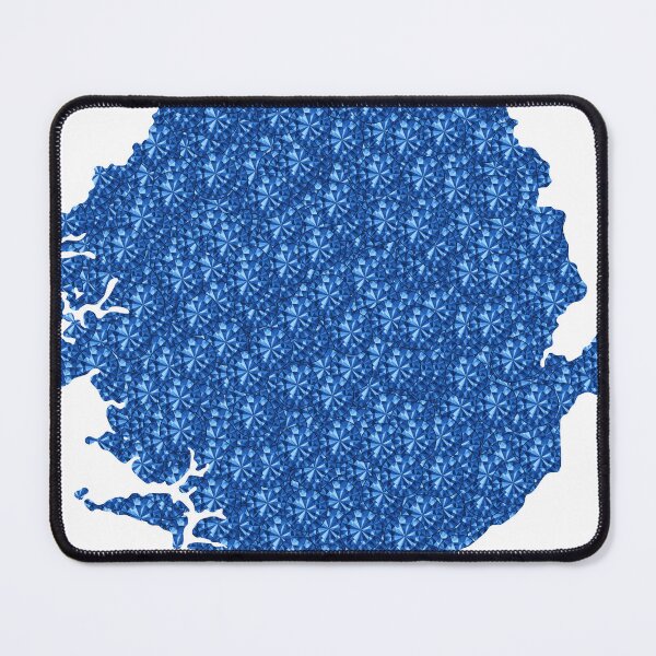 Item preview, Blue Rhinestone Sierra Leone designed and sold by TheIconSmith.