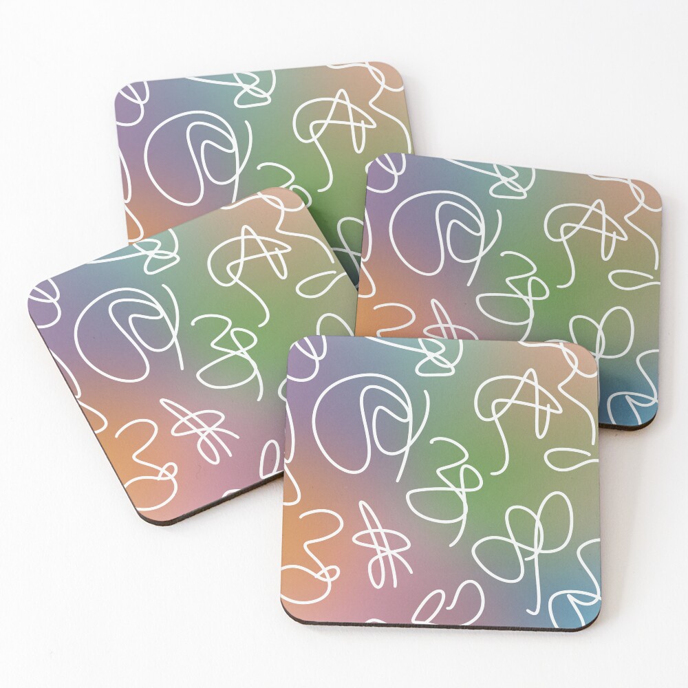 Item preview, Coasters (Set of 4) designed and sold by mapofraincloud.