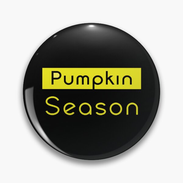 Item preview, Pumpkin Season Yellow Text on Black Autumn Typography designed and sold by Combat Skies.