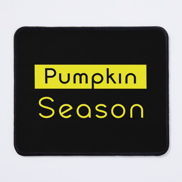 Item preview, Pumpkin Season Yellow Text on Black Autumn Typography designed and sold by Combat Skies.
