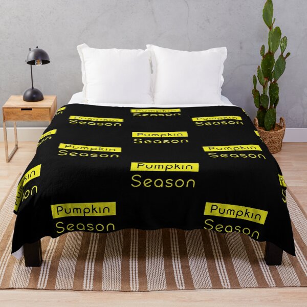 Item preview, Pumpkin Season Yellow Text on Black Autumn Typography designed and sold by Combat Skies.