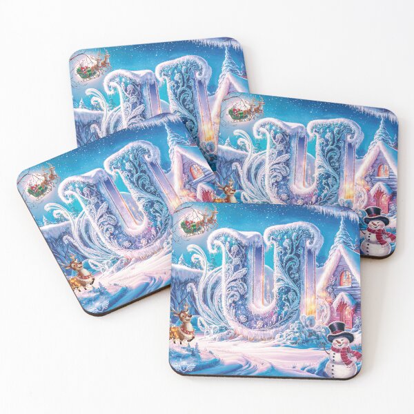 Item preview, Magical Christmas Alphabet Letter U designed and sold by Royal Wall Whispers.