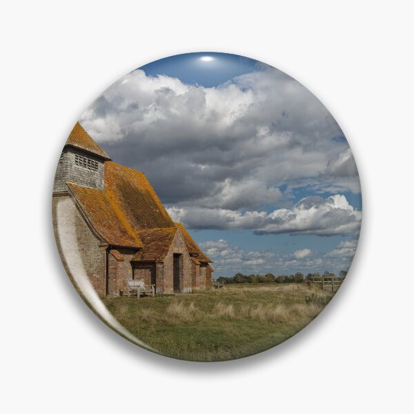 Item preview, St Thomas Becket Church on Romney Marsh at Fairfield in Kent England UK designed and sold by John Gilham - Landscape Photography.
