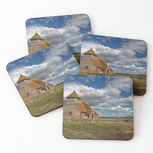 Item preview, St Thomas Becket Church on Romney Marsh at Fairfield in Kent England UK designed and sold by John Gilham - Landscape Photography.
