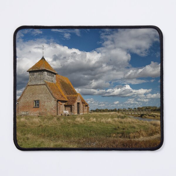 Item preview, St Thomas Becket Church on Romney Marsh at Fairfield in Kent England UK designed and sold by John Gilham - Landscape Photography.