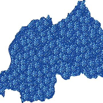 Artwork thumbnail, Blue Rhinestone Rwanda by TheIconSmith