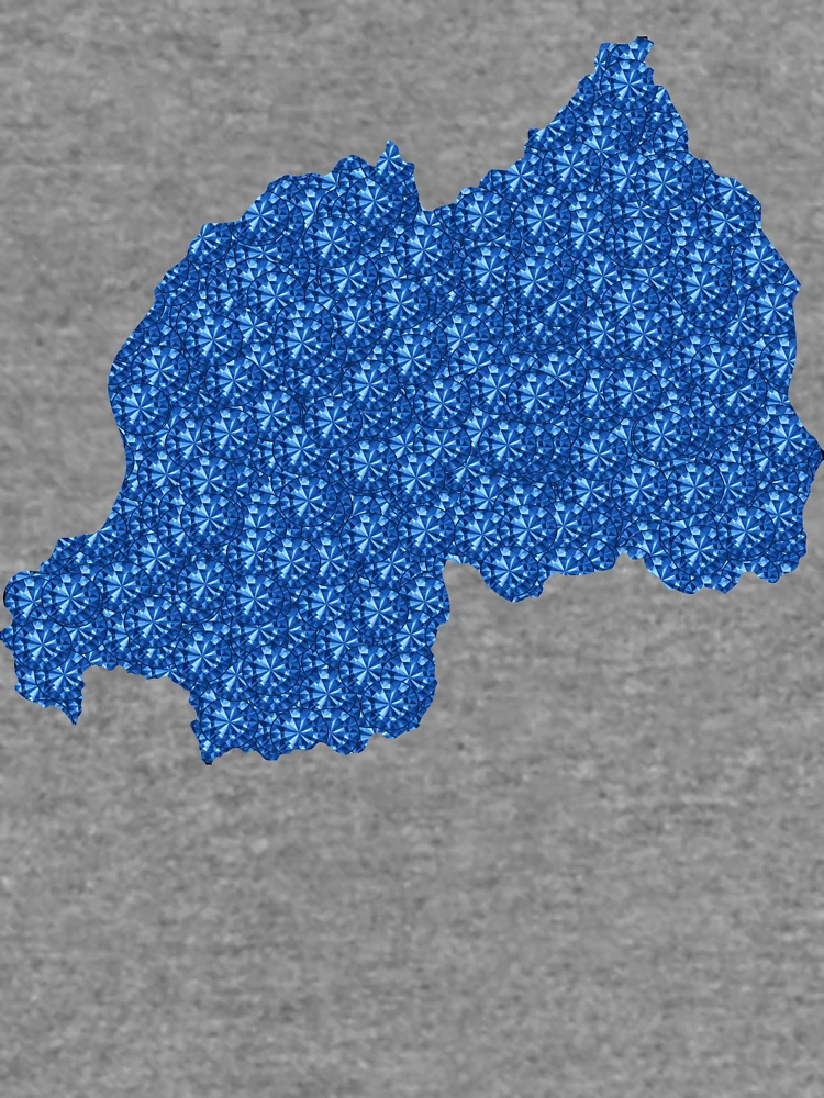 Thumbnail 6 of 6, Lightweight Sweatshirt, Blue Rhinestone Rwanda designed and sold by TheIconSmith.
