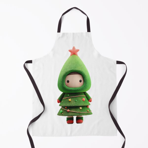 Item preview, Kawaii Christmas Tree Cartoon designed and sold by LuxChu.