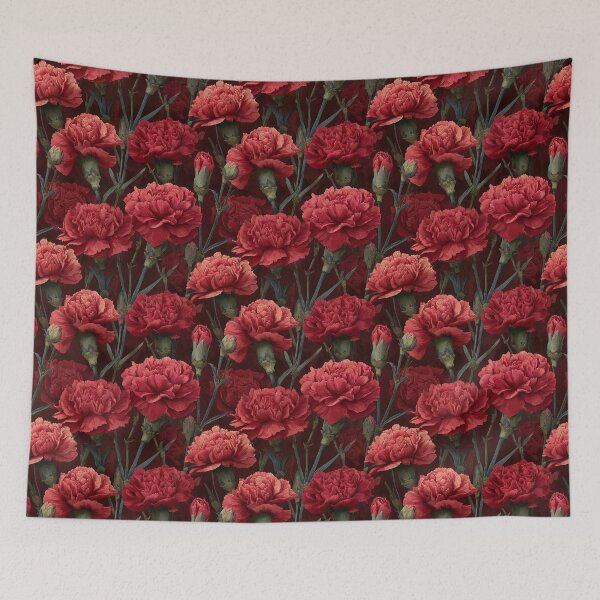 Item preview, Elegant Charming Carnation Pattern For Bridesmaid Gift designed and sold by RoyalStarsPatts.