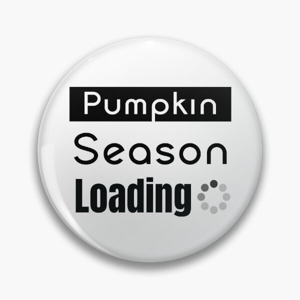 Item preview, Pumpkin Season Loading Minimal Black Text Autumn Typography designed and sold by Combat Skies.