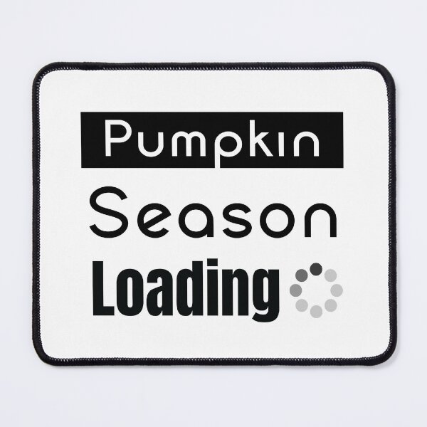 Item preview, Pumpkin Season Loading Minimal Black Text Autumn Typography designed and sold by Combat Skies.