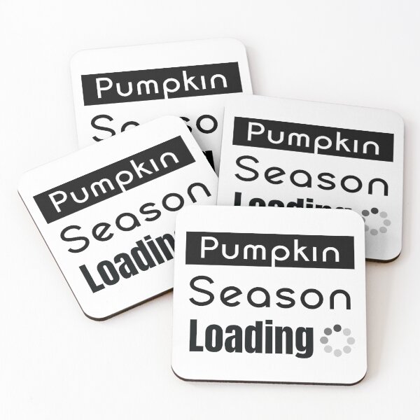 Item preview, Pumpkin Season Loading Minimal Black Text Autumn Typography designed and sold by Combat Skies.
