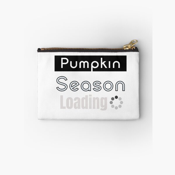 Item preview, Falling Leaves Loading Minimal Black Text Autumn Typography designed and sold by Combat Skies.