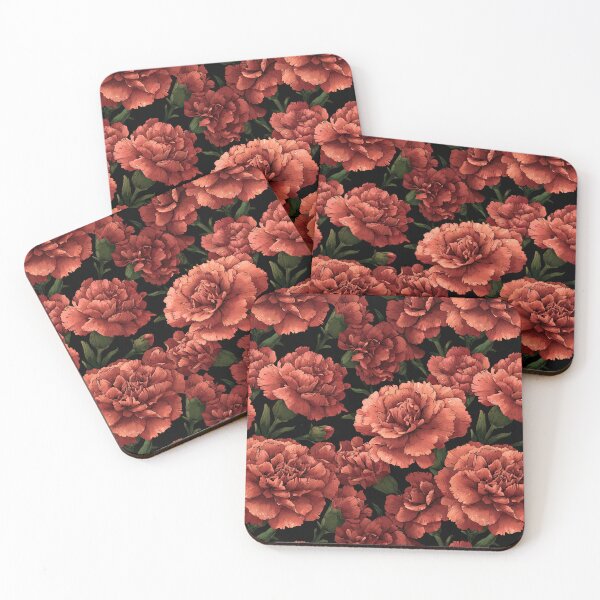 Item preview, Beautiful Ornamental Carnations Texture For Floral Theme designed and sold by RoyalStarsPatts.