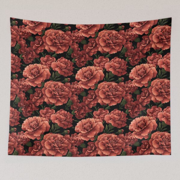 Item preview, Beautiful Ornamental Carnations Texture For Floral Theme designed and sold by RoyalStarsPatts.