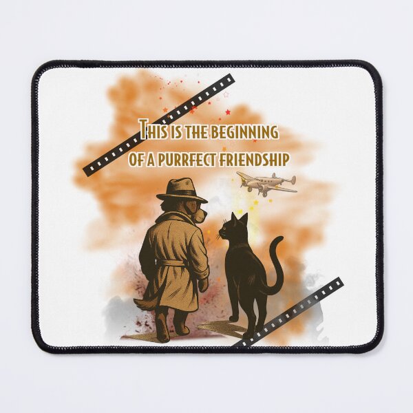 Item preview, A Purrfect Friendship – Vintage Film Noir designed and sold by Mars.Pen.Studio.
