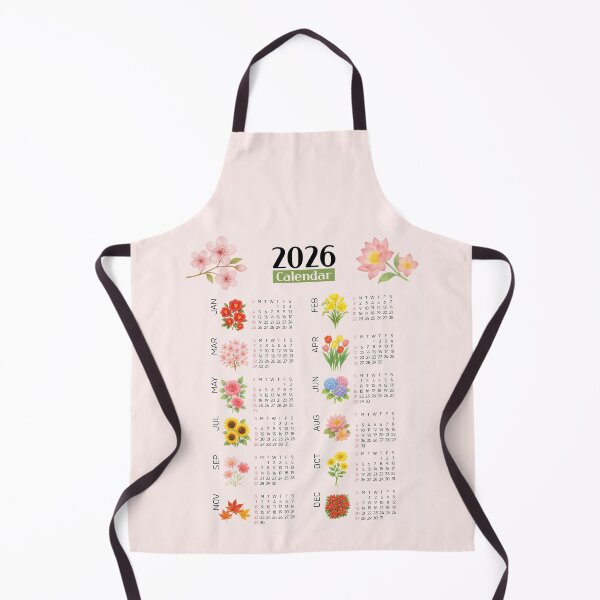 Item preview, 2026 Floral Watercolor Calendar | Monthly Botanical Art Wall Decor designed and sold by JOOKDesign.