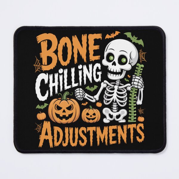 Item preview, Bone Chilling Adjustments Funny Osteopathy Halloween designed and sold by osteopath shop.