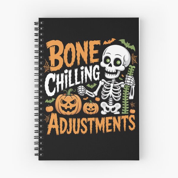 Item preview, Bone Chilling Adjustments Funny Osteopathy Halloween designed and sold by osteopath shop.