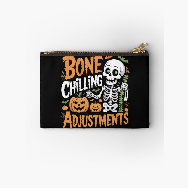 Item preview, Bone Chilling Adjustments Funny Osteopathy Halloween designed and sold by osteopath shop.