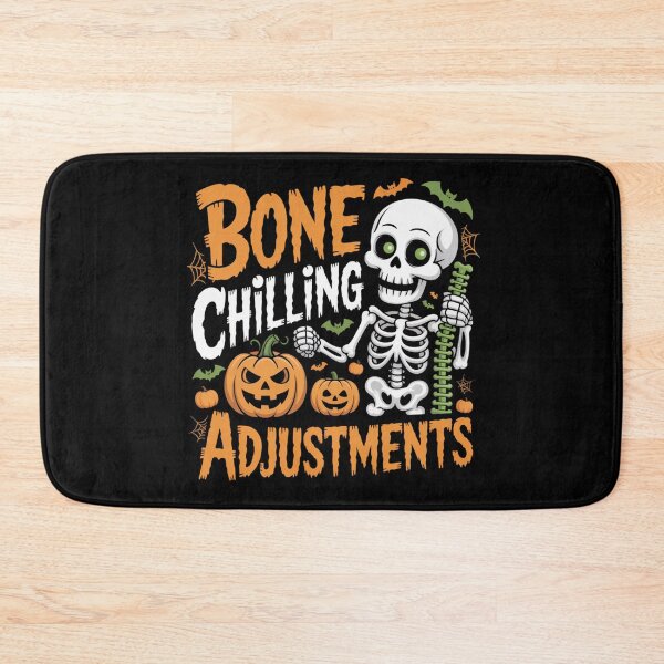 Item preview, Bone Chilling Adjustments Funny Osteopathy Halloween designed and sold by osteopath shop.