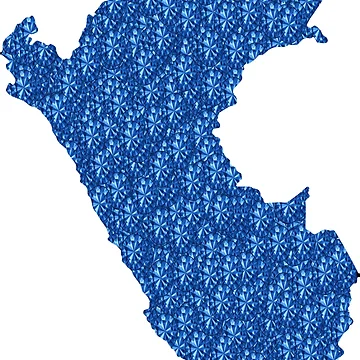 Artwork thumbnail, Blue Rhinestone Peru by TheIconSmith