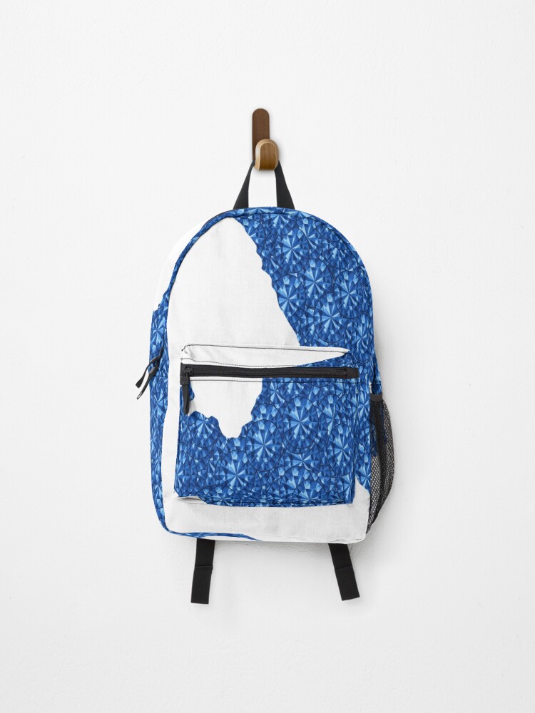 Thumbnail 1 of 3, Backpack, Blue Rhinestone Peru designed and sold by TheIconSmith.
