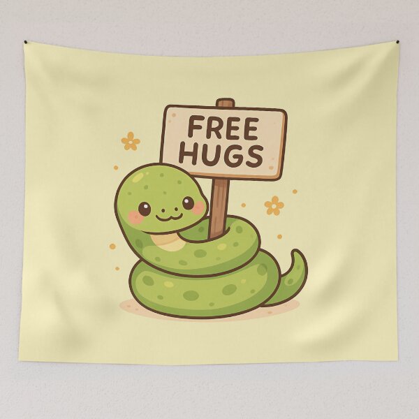 Item preview, Free Hugs Snek designed and sold by agearb.