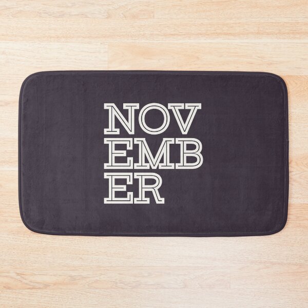 Item preview, November Retro Outline Bold Typography Design designed and sold by trepiu.