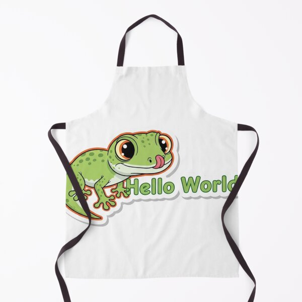 Item preview, Cute Green Lizard Gecko Say hello!! Sticker designed and sold by loccotown168.
