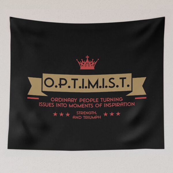 Item preview, O.P.T.I.M.I.S.T. – Ordinary People Turning Issues into Moments of Inspiration, Strength, and Triumph designed and sold by Milena R..