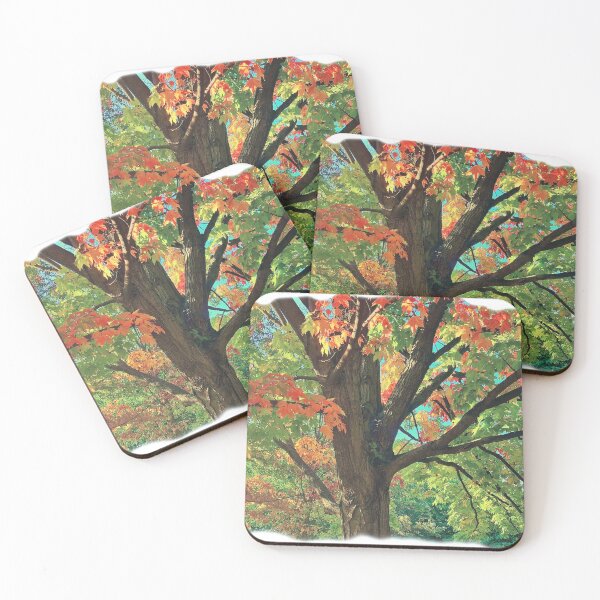 Item preview, Blend of two seasons/summer/autumn/maple tree/hello autumn designed and sold by VeenaNair23.