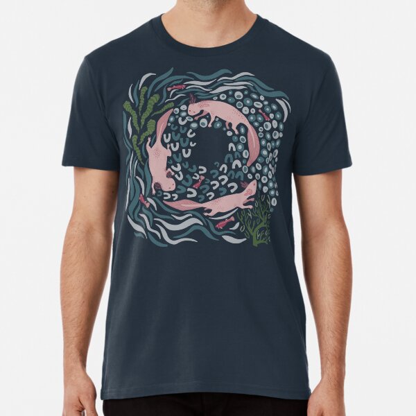 Axolotl Circle Premium T-Shirt