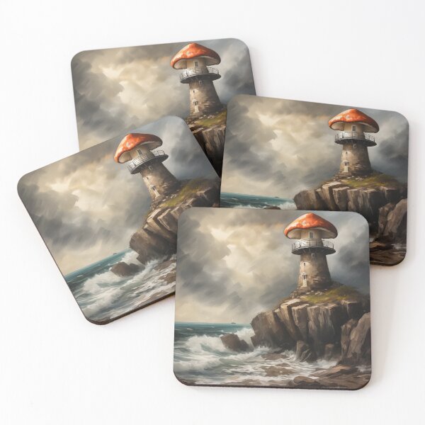 Item preview, Mushroom in a storm  designed and sold by Island Art Studios.