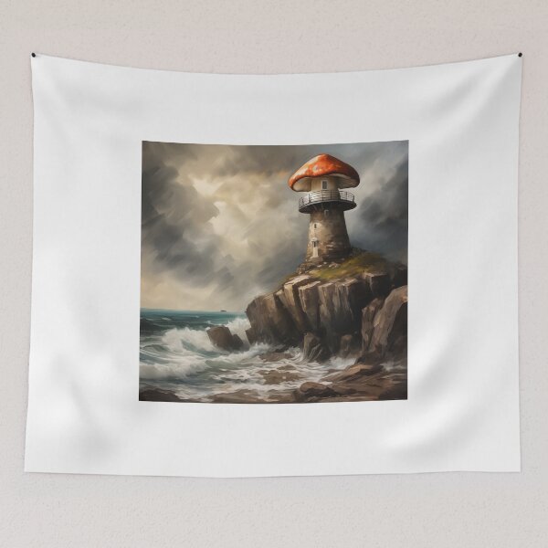 Item preview, Mushroom in a storm  designed and sold by Island Art Studios.